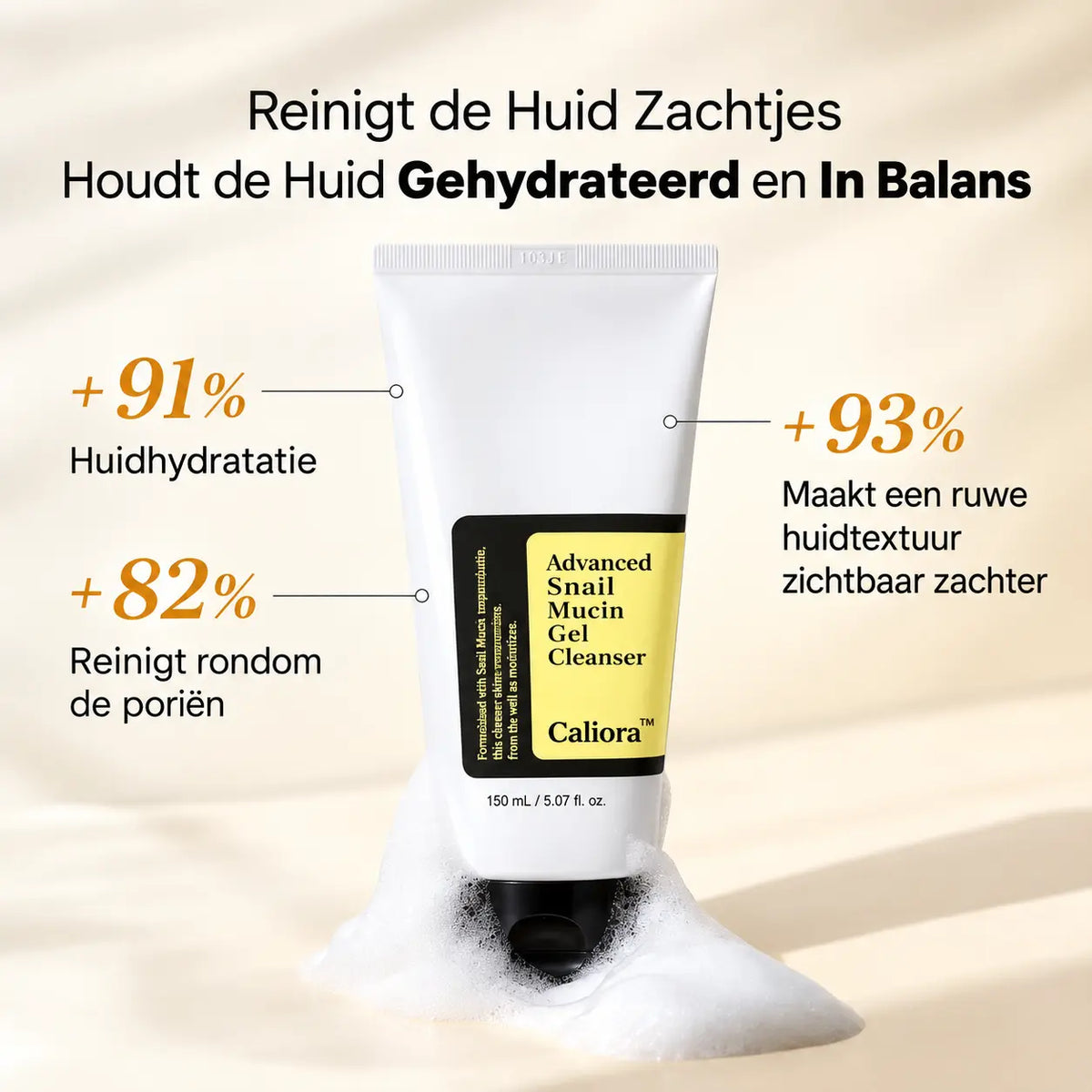 Geavanceerde Slakkenmucine Gel-Reiniger