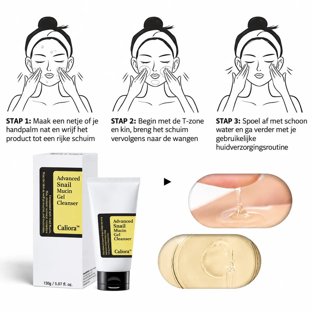 Geavanceerde Slakkenmucine Gel-Reiniger